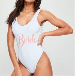 Missguide Bridal once pieces swimsuit M/6